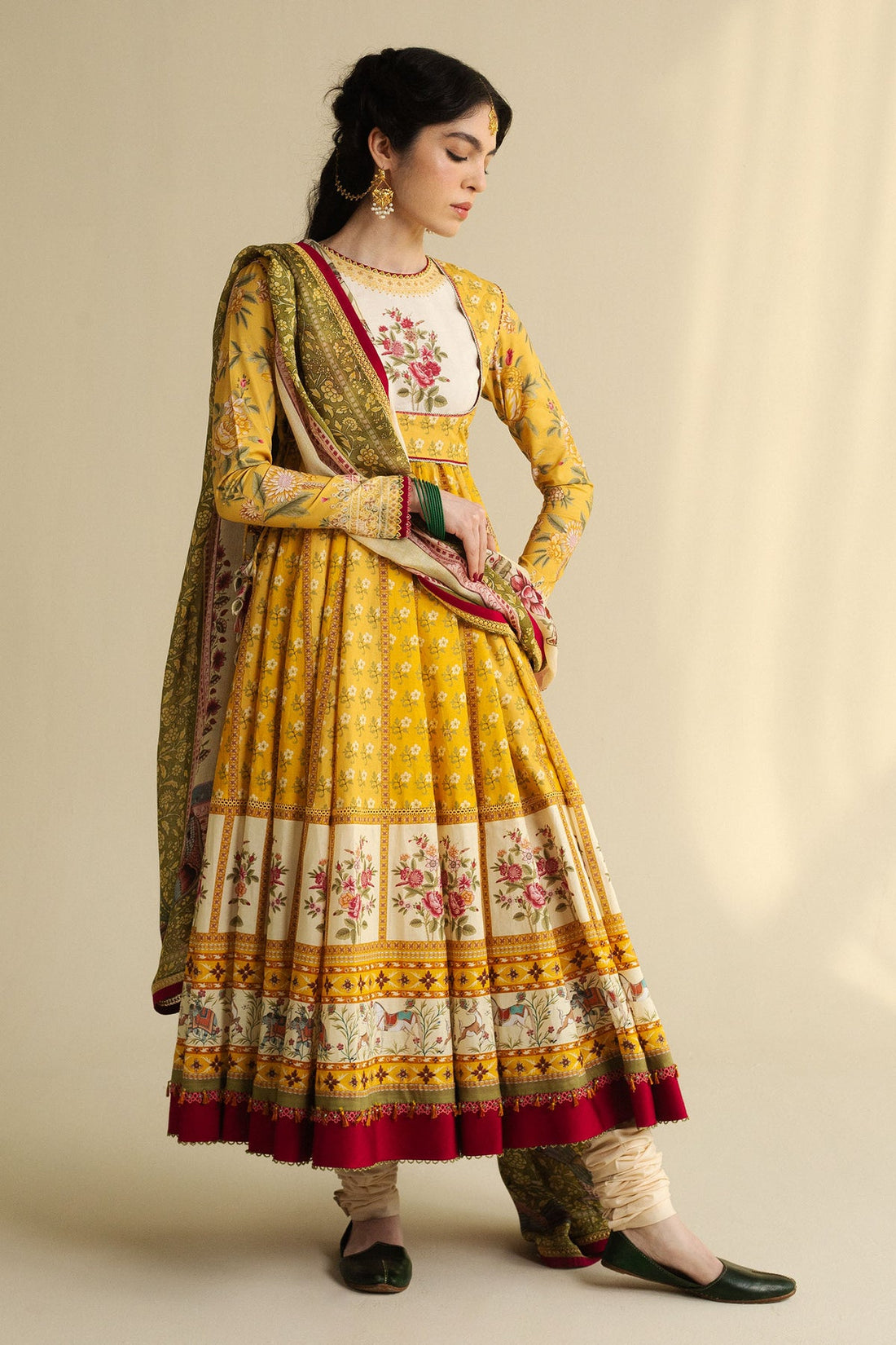 Zara Shahjahan | Anarkali 2025 | Amaltas - Ladies Clothes - Maria Faisal