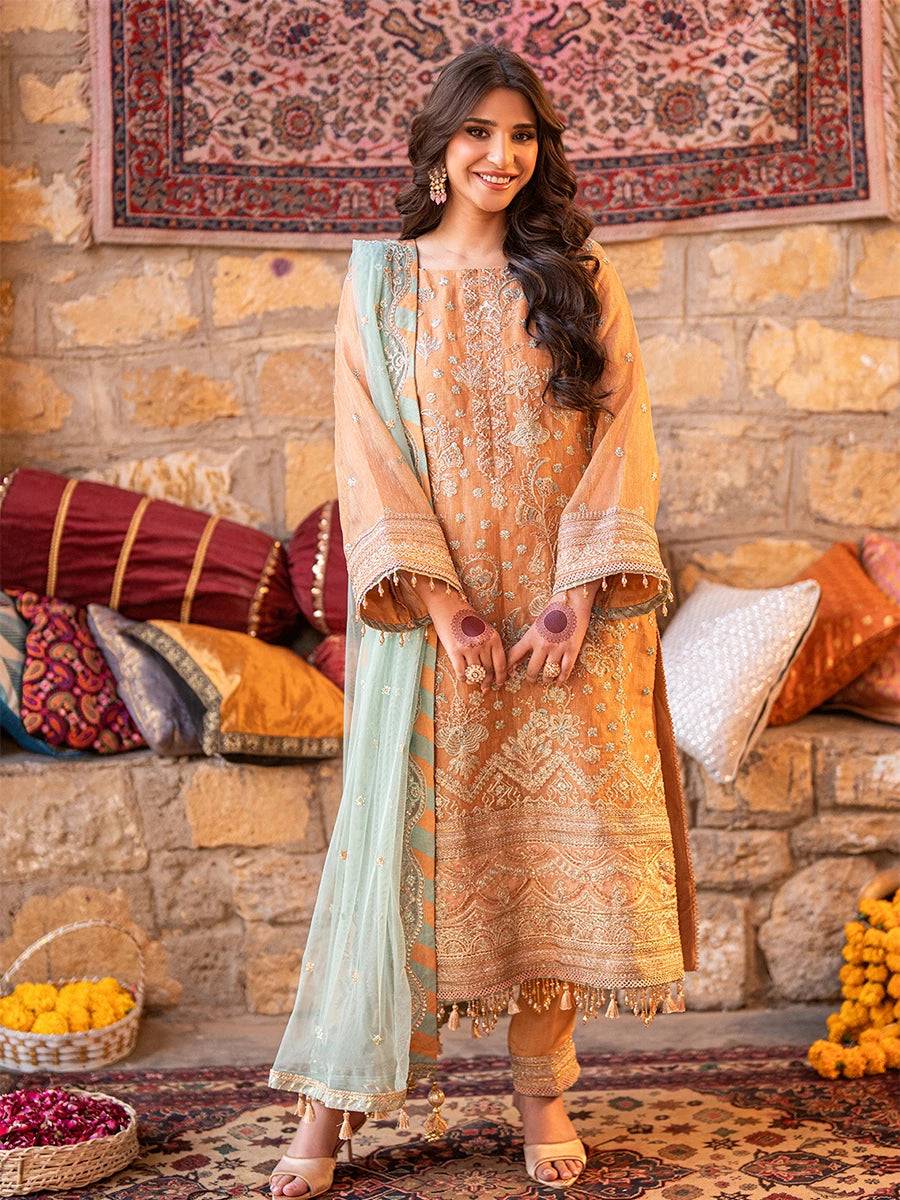 Salitex | Shehnai Festive | No032 by Maria Faisal - Registered Vendor of : Salitex - type : Ladies Clothes - 100% original wedding dresses