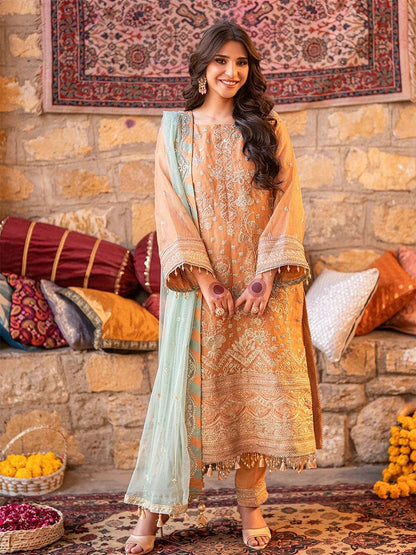 Salitex | Shehnai Festive | No032 by Maria Faisal - Registered Vendor of : Salitex - type : Ladies Clothes - 100% original wedding dresses