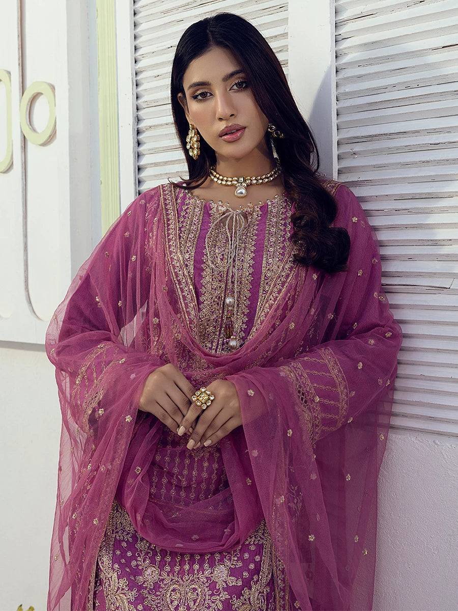 Salitex | Signature Festive Chiffon | NO004 by Maria Faisal - Registered Vendor of : Salitex - type : Ladies Clothes - 100% original wedding dresses