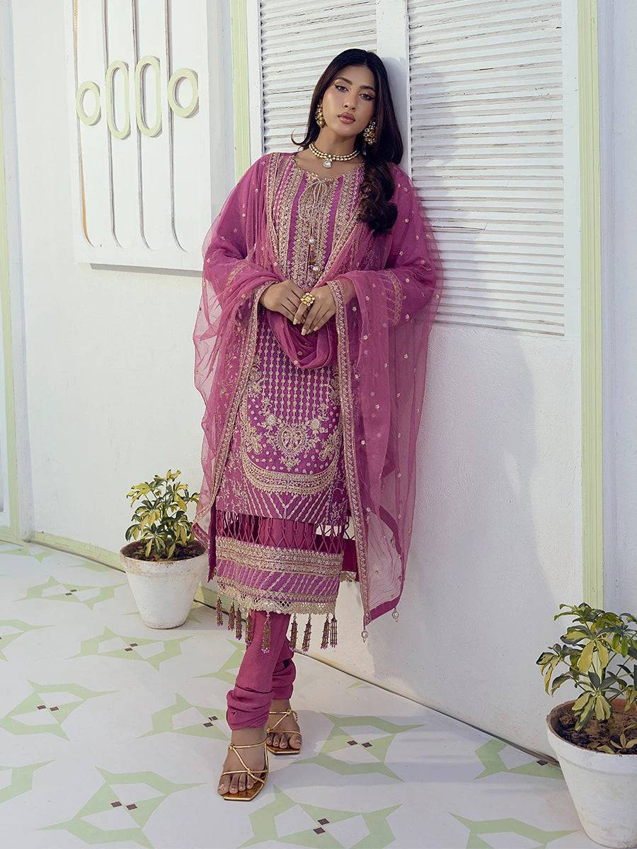 Salitex | Signature Festive Chiffon | NO004 by Maria Faisal - Registered Vendor of : Salitex - type : Ladies Clothes - 100% original wedding dresses