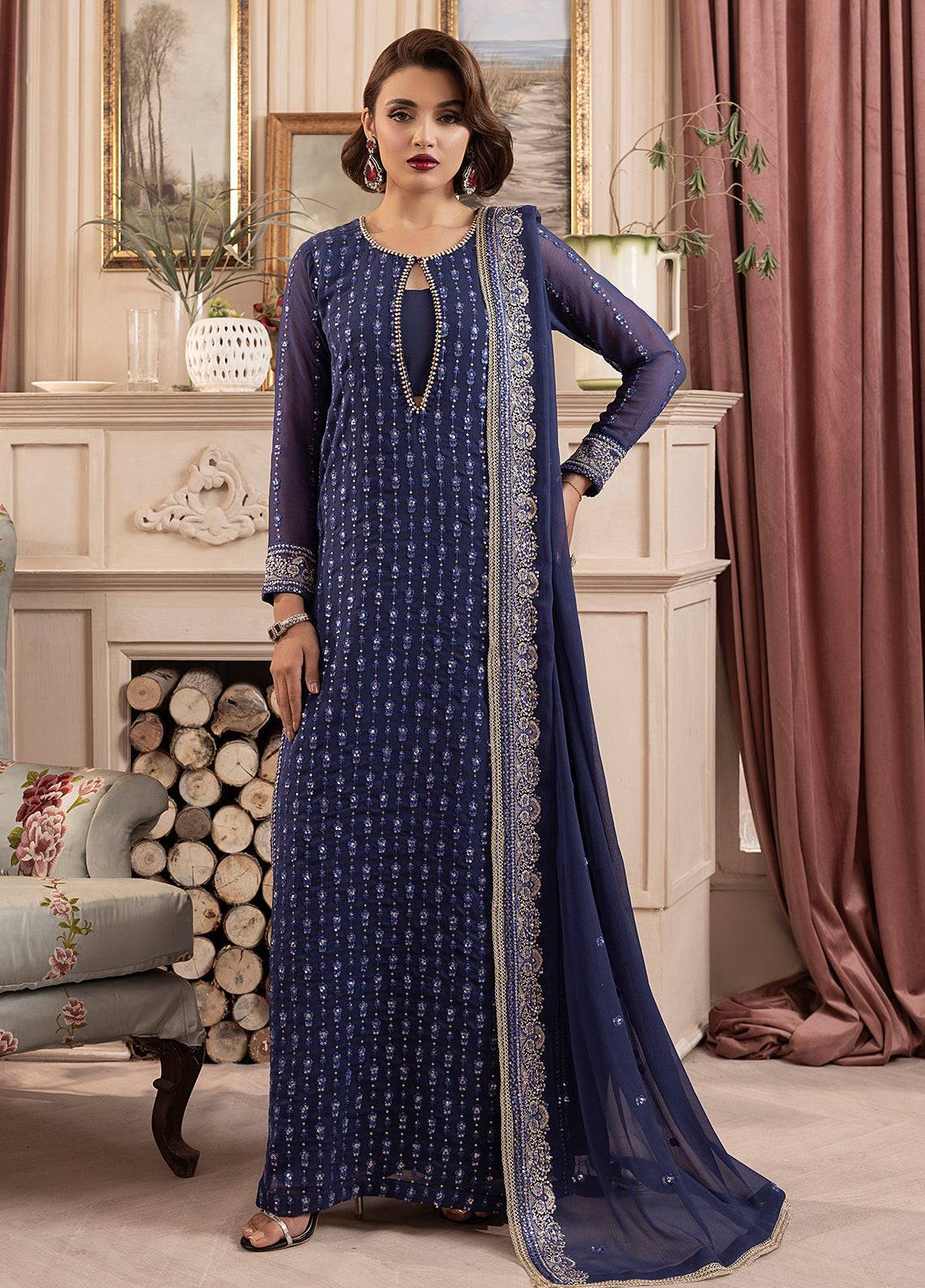 Sahane | Elyssa Festive Chiffon | CT-19002 Elle - ELYSSA by Maria Faisal - Registered Vendor of : Sahane - type : Ladies Clothes - 100% original wedding dresses