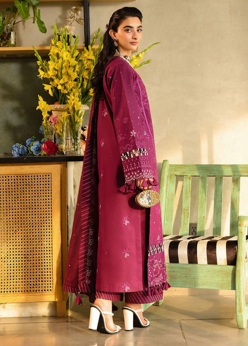 Sahane | In Laws in Lawn Eid Edit | CT-21002 Berry by Maria Faisal - Registered Vendor of : Sahane - type : Ladies Clothes - 100% original wedding dresses