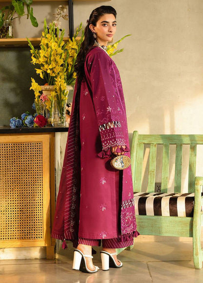 Sahane | In Laws in Lawn Eid Edit | CT-21002 Berry by Maria Faisal - Registered Vendor of : Sahane - type : Ladies Clothes - 100% original wedding dresses