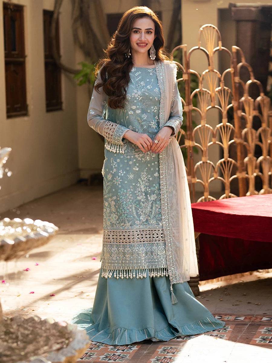 Salitex | Shehnai Festive | JI043 by Maria Faisal - Registered Vendor of : Salitex - type : Ladies Clothes - 100% original wedding dresses