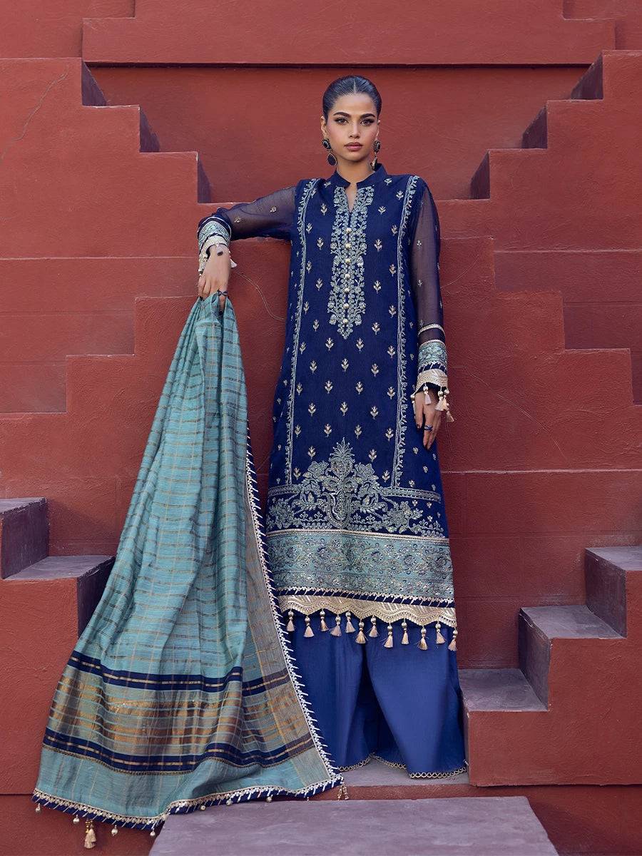 Salitex | Signature Festive Chiffon | JI018 by Maria Faisal - Registered Vendor of : Salitex - type : Ladies Clothes - 100% original wedding dresses