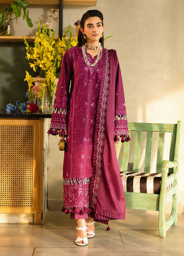 Sahane | In Laws in Lawn Eid Edit |  CT-21002 Berry