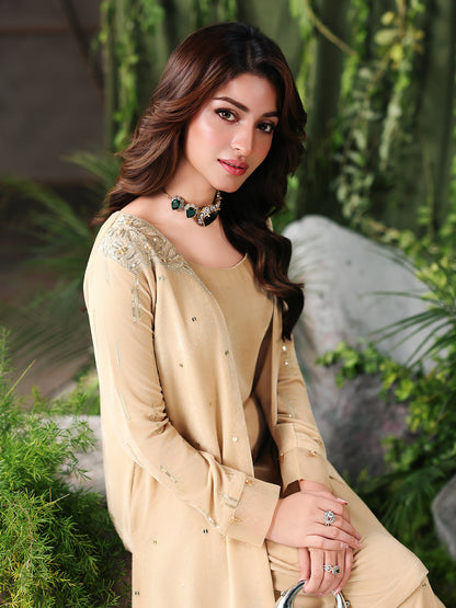 Ain | Twilight The Velvet Edit | AN-185 - Luxury Dress - available at Maria Faisal in UK and USA.