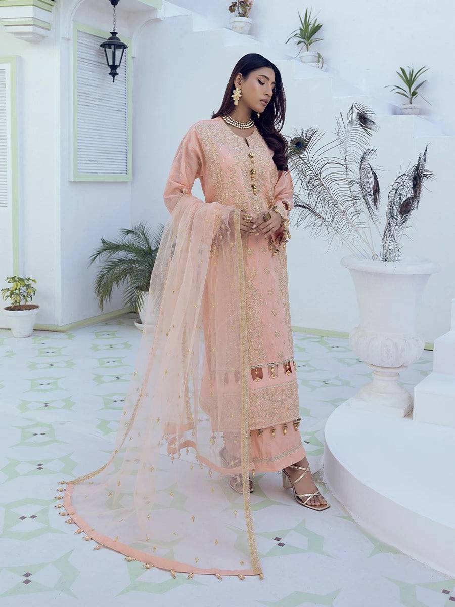 Salitex | Signature Festive Chiffon | NO007 by Maria Faisal - Registered Vendor of : Salitex - type : Ladies Clothes - 100% original wedding dresses