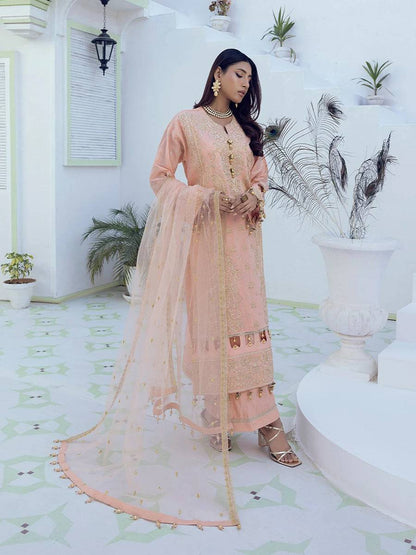 Salitex | Signature Festive Chiffon | NO007 by Maria Faisal - Registered Vendor of : Salitex - type : Ladies Clothes - 100% original wedding dresses