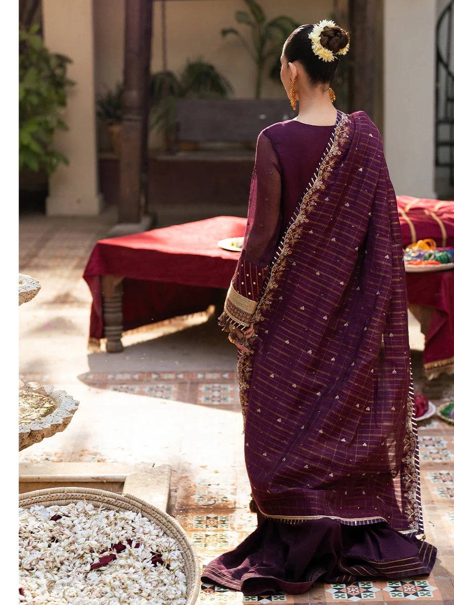 Salitex | Signature Festive Chiffon | JI040 by Maria Faisal - Registered Vendor of : Salitex - type : Ladies Clothes - 100% original wedding dresses