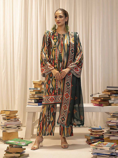 Salitex | Sibel Printed Lawn Silk | ST-05 by Maria Faisal - Registered Vendor of : Salitex - type : Ladies Clothes - 100% original wedding dresses