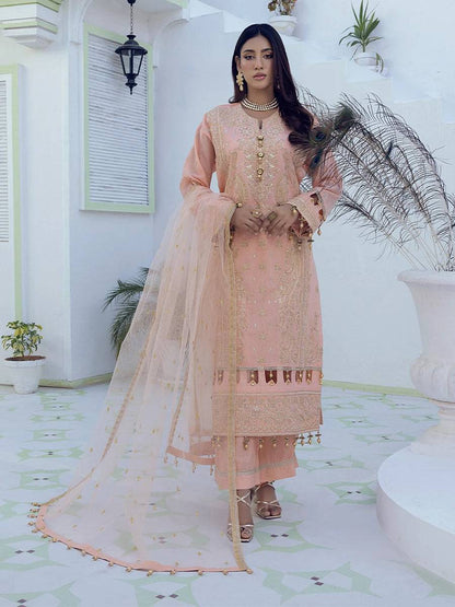 Salitex | Signature Festive Chiffon | NO007 by Maria Faisal - Registered Vendor of : Salitex - type : Ladies Clothes - 100% original wedding dresses