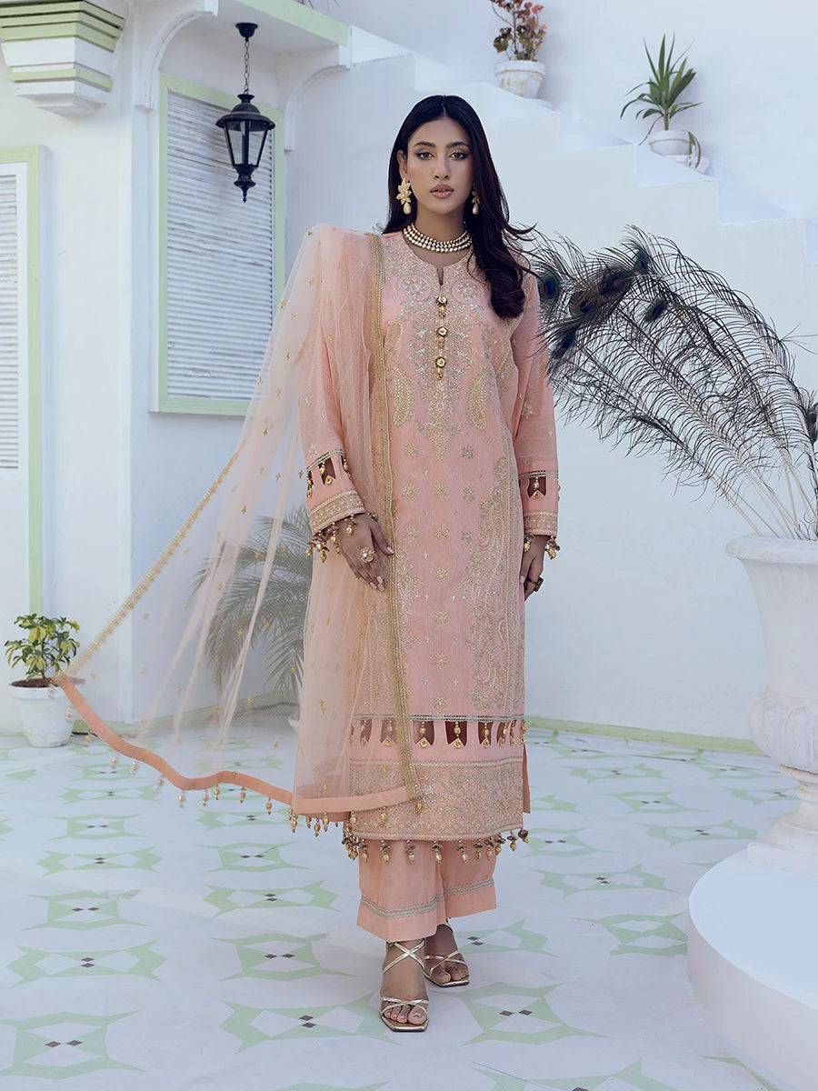 Salitex | Signature Festive Chiffon | NO007 by Maria Faisal - Registered Vendor of : Salitex - type : Ladies Clothes - 100% original wedding dresses