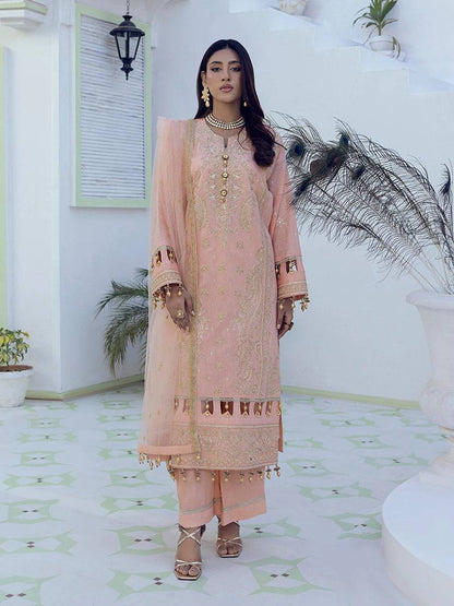 Salitex | Signature Festive Chiffon | NO007 by Maria Faisal - Registered Vendor of : Salitex - type : Ladies Clothes - 100% original wedding dresses