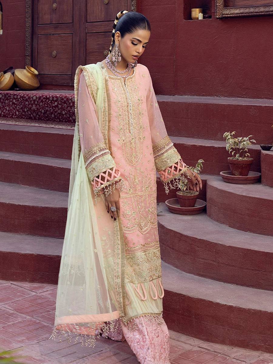 Salitex | Signature Festive Chiffon | JI016 by Maria Faisal - Registered Vendor of : Salitex - type : Ladies Clothes - 100% original wedding dresses
