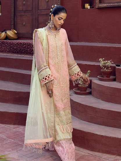 Salitex | Signature Festive Chiffon | JI016 by Maria Faisal - Registered Vendor of : Salitex - type : Ladies Clothes - 100% original wedding dresses