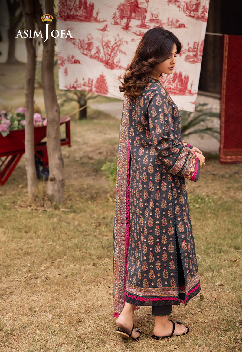 Asim Jofa | Prints Drop 2 | AJUBJ-49 - Designer Dress with Intricate embroidery and embellishments. Shop elegent wedding dress at Maria Faisal.