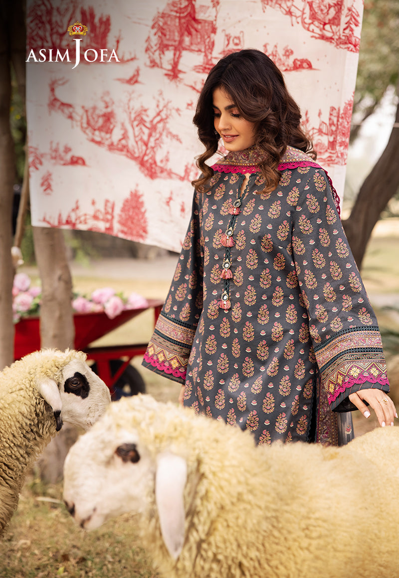 Asim Jofa | Prints Drop 2 | AJUBJ-49 by Maria Faisal - Registered Vendor of : Asim Jofa - type : Ladies Clothes - 100% original wedding dresses