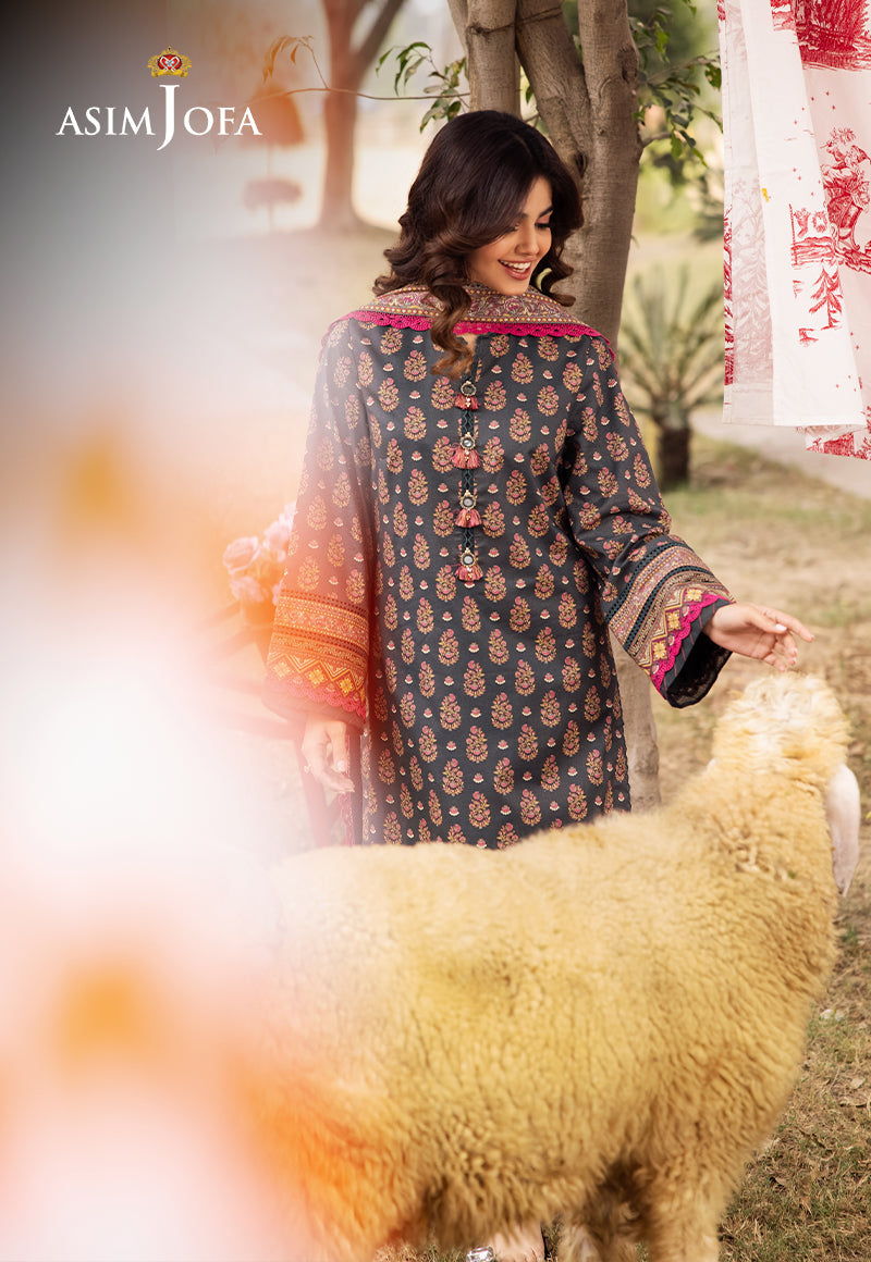 Asim Jofa | Prints Drop 2 | AJUBJ-49 by Maria Faisal - Registered Vendor of : Asim Jofa - type : Ladies Clothes - 100% original wedding dresses