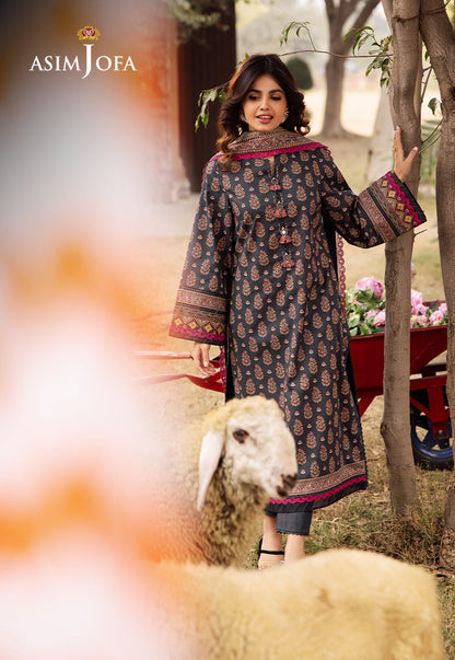 Asim Jofa | Prints Drop 2 | AJUBJ-49 by Maria Faisal - Registered Vendor of : Asim Jofa - type : Ladies Clothes - 100% original wedding dresses