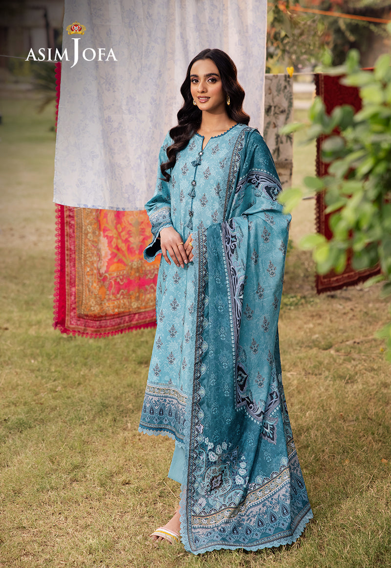 Asim Jofa | Prints Drop 2 | AJUBJ-46 - Designer Dress with Intricate embroidery and embellishments. Shop elegent wedding dress at Maria Faisal.