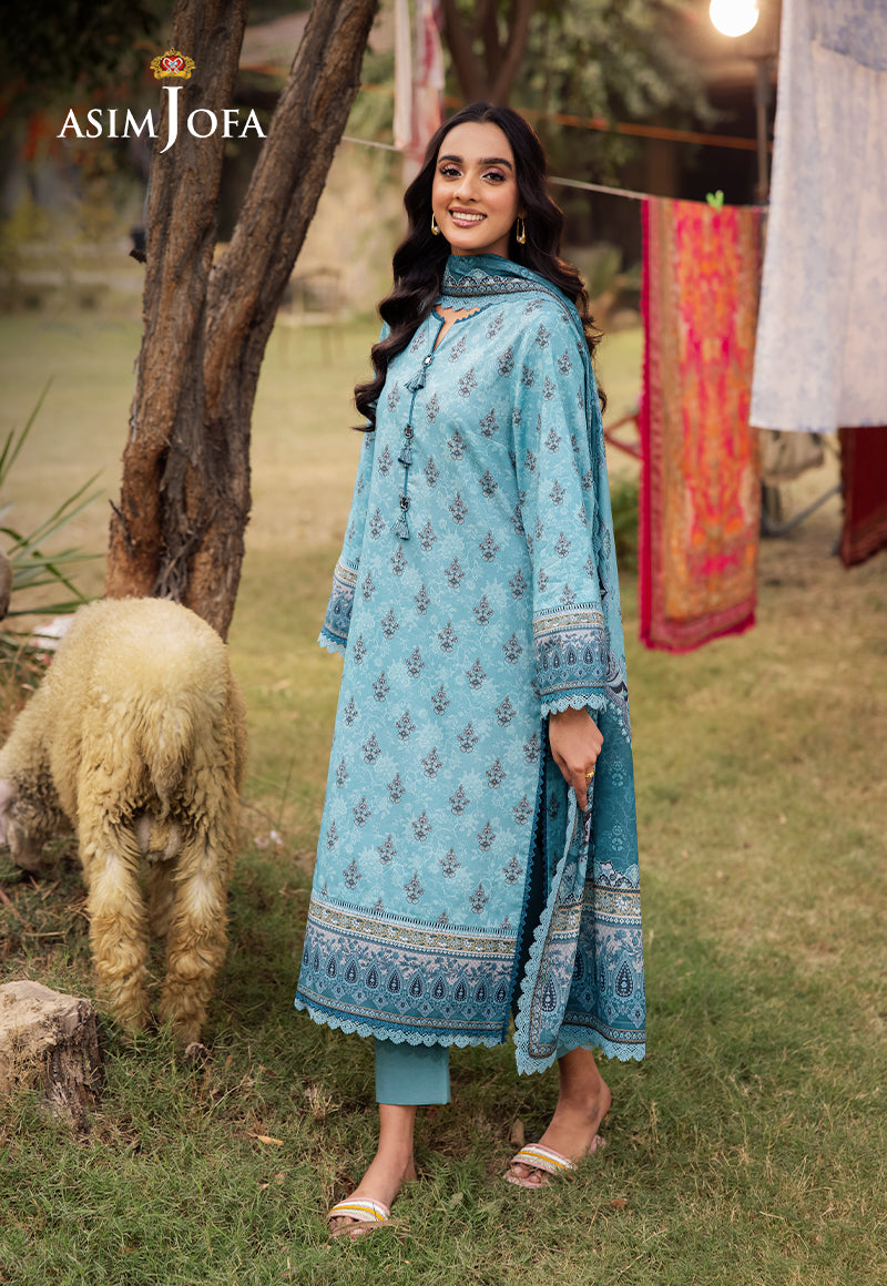 Asim Jofa | Prints Drop 2 | AJUBJ-46 by Maria Faisal - Registered Vendor of : Asim Jofa - type : Ladies Clothes - 100% original wedding dresses