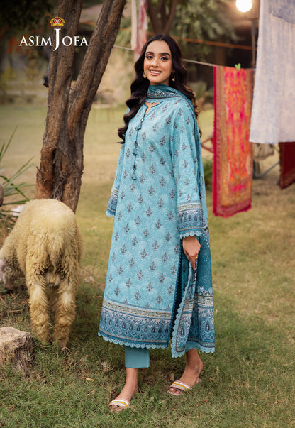 Asim Jofa | Prints Drop 2 | AJUBJ-46 by Maria Faisal - Registered Vendor of : Asim Jofa - type : Ladies Clothes - 100% original wedding dresses