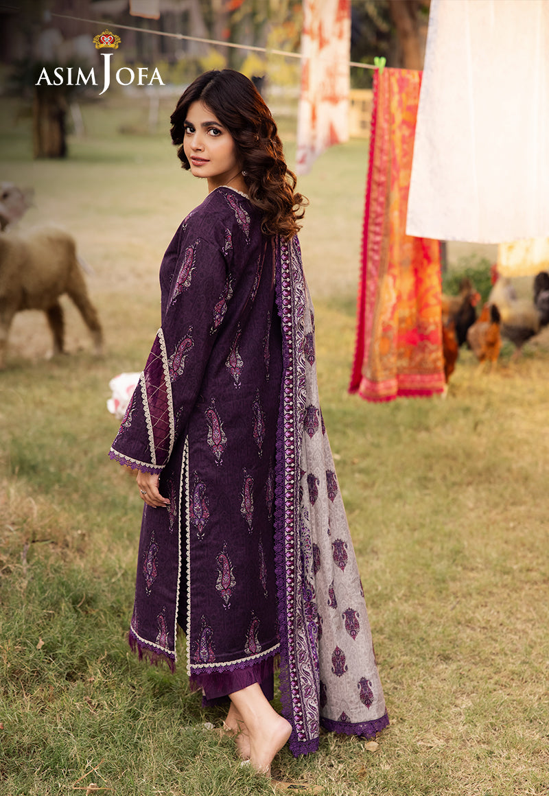 Asim Jofa | Prints Drop 2 | AJUBJ-27 - Designer Dress with Intricate embroidery and embellishments. Shop elegent wedding dress at Maria Faisal.