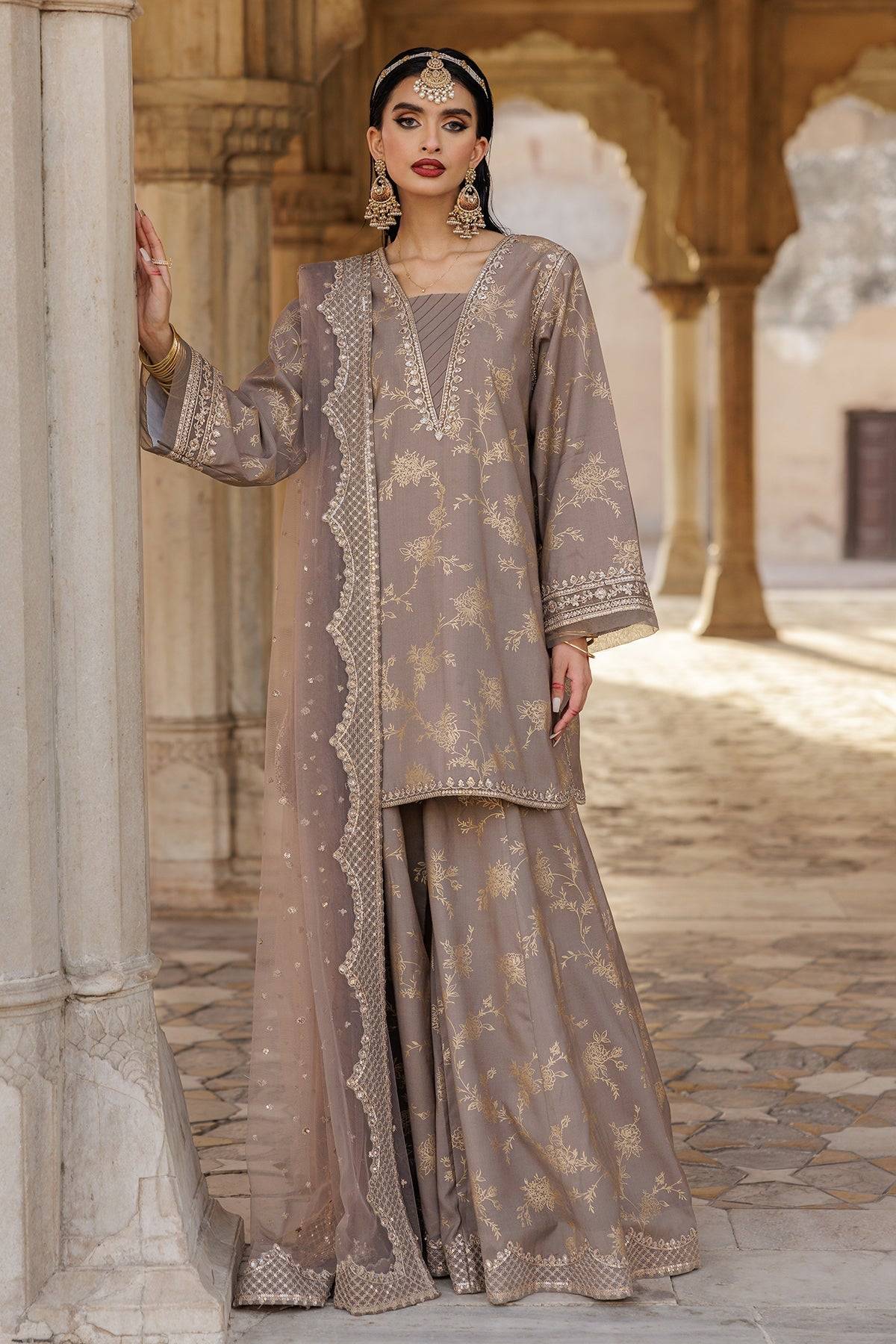 Charizma | Festive Pret | CMA-5-043 by Maria Faisal - Registered Vendor of : Charizma - type : Ladies Clothes - 100% original wedding dresses