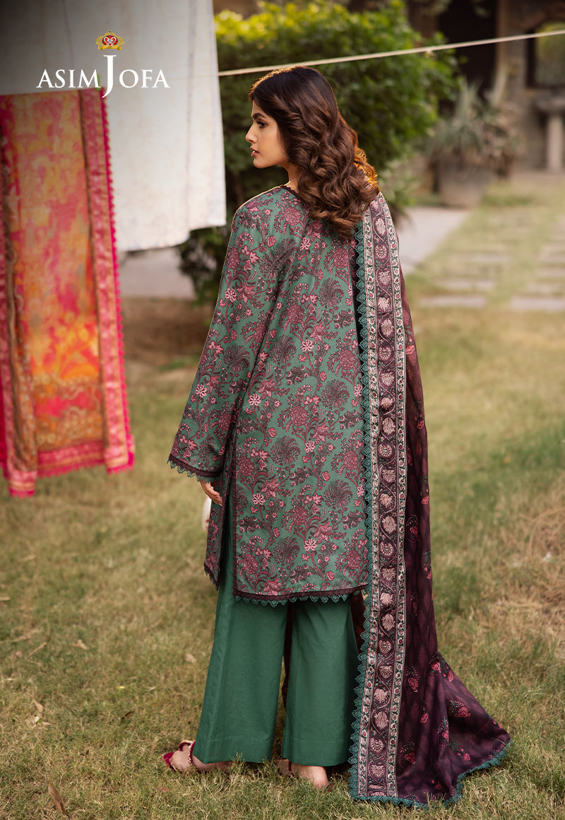 Asim Jofa | Prints Drop 2 | AJUBJ-32 - Designer Dress with Intricate embroidery and embellishments. Shop elegent wedding dress at Maria Faisal.