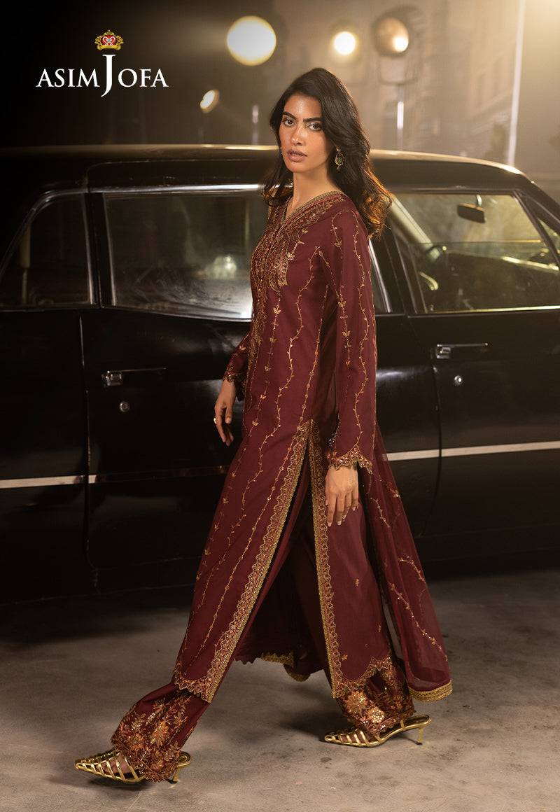 Asim Jofa | Luxury Festive Rejoice | AJLFF-04 by Maria Faisal - Registered Vendor of : Asim Jofa - type : Ladies Clothes - 100% original wedding dresses