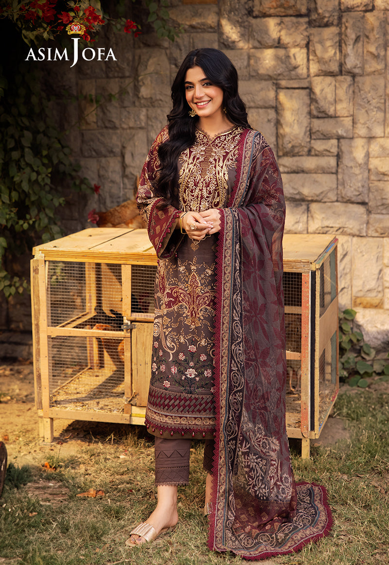 Asim Jofa | Prints Drop 2 | AJUBJ-01 - Designer Dress with Intricate embroidery and embellishments. Shop elegent wedding dress at Maria Faisal.