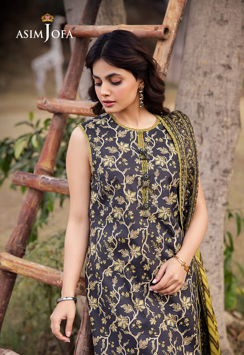 Asim Jofa | Prints Drop 2 | AJUBJ-26 - Designer Dress with Intricate embroidery and embellishments. Shop elegent wedding dress at Maria Faisal.