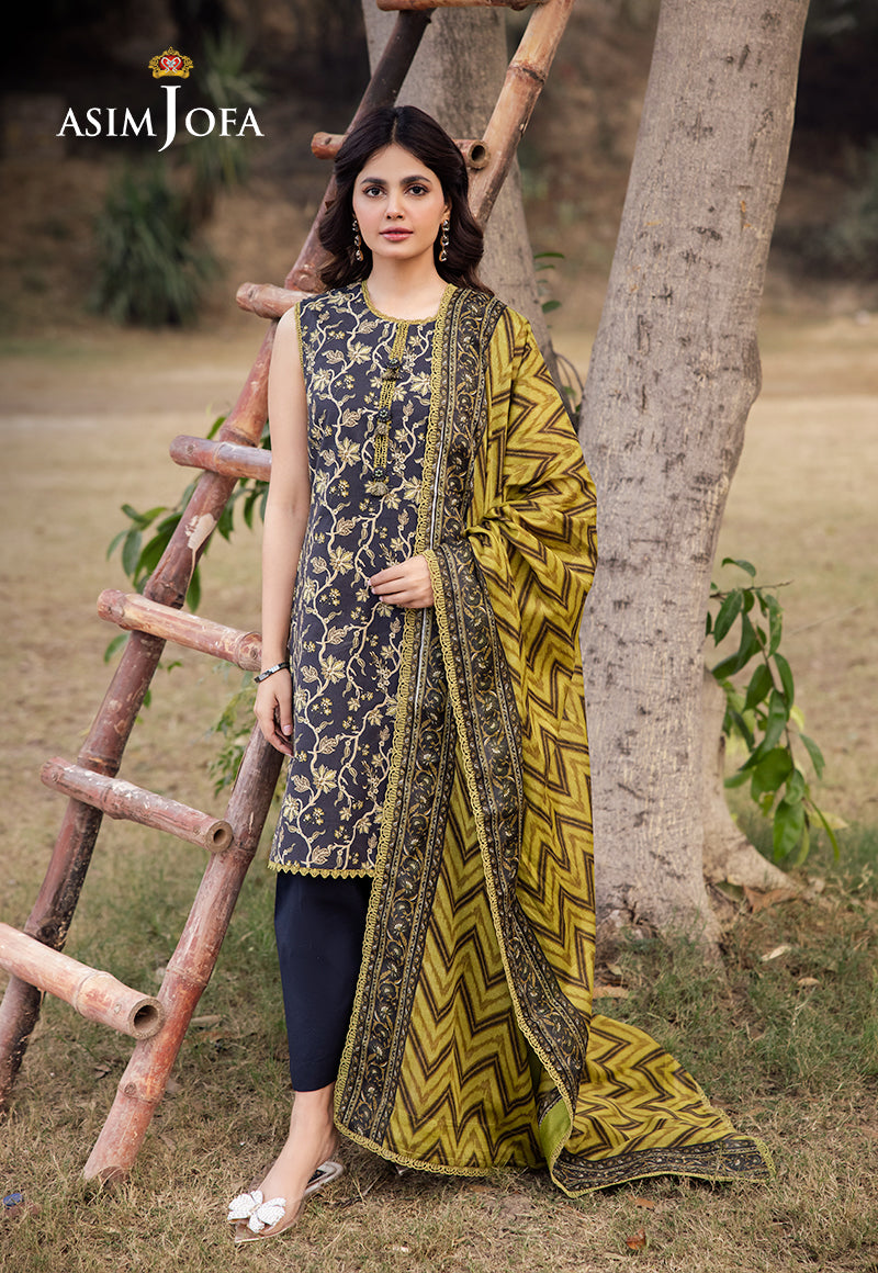 Asim Jofa | Prints Drop 2 | AJUBJ-26 - Designer Dress with Intricate embroidery and embellishments. Shop elegent wedding dress at Maria Faisal.