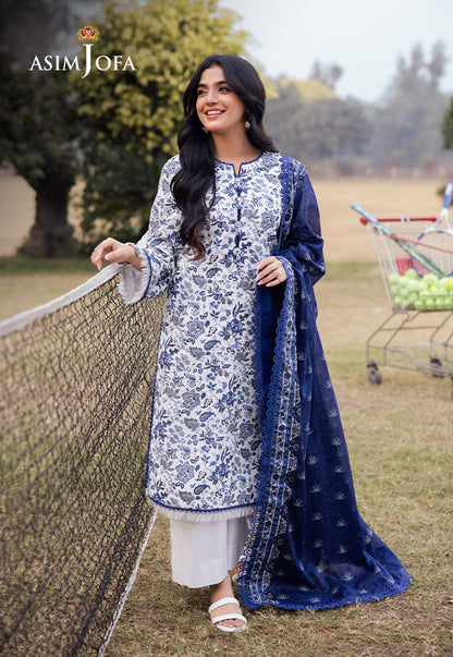 Asim Jofa | Prints Drop 2 | AJUBJ-35 by Maria Faisal - Registered Vendor of : Asim Jofa - type : Ladies Clothes - 100% original wedding dresses