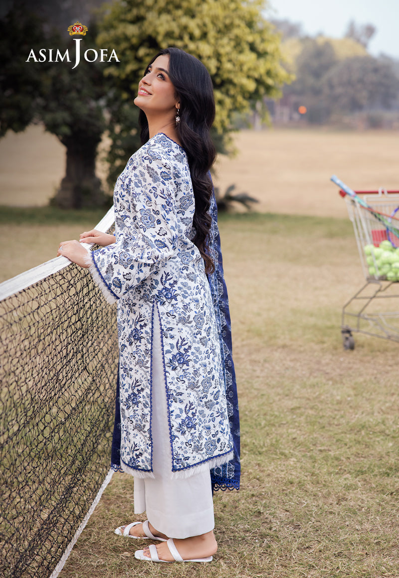 Asim Jofa | Prints Drop 2 | AJUBJ-35 - Designer Dress with Intricate embroidery and embellishments. Shop elegent wedding dress at Maria Faisal.
