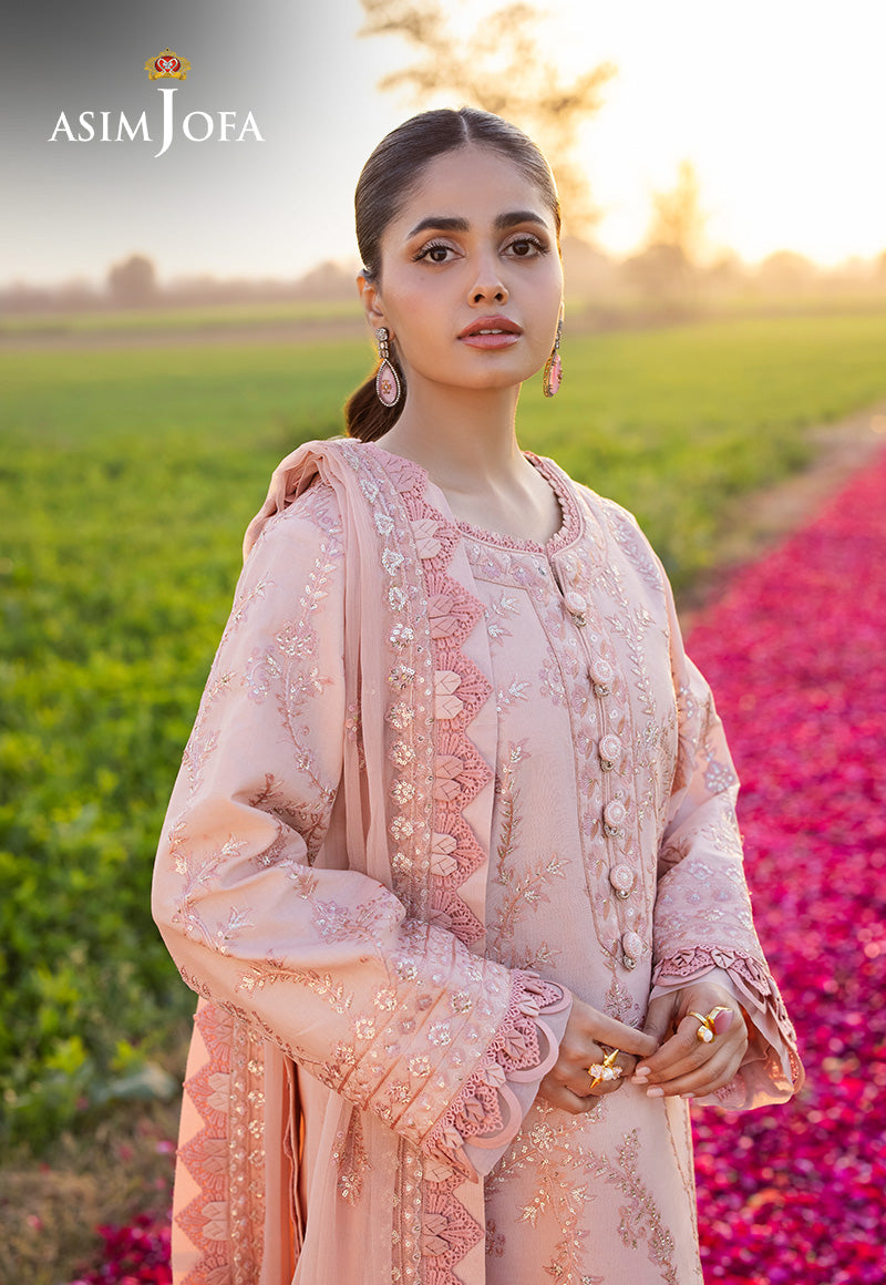 Asim Jofa | Luxury Lawn 25 | AJELL-15 by Maria Faisal - Registered Vendor of : Asim Jofa - type : Ladies Clothes - 100% original wedding dresses
