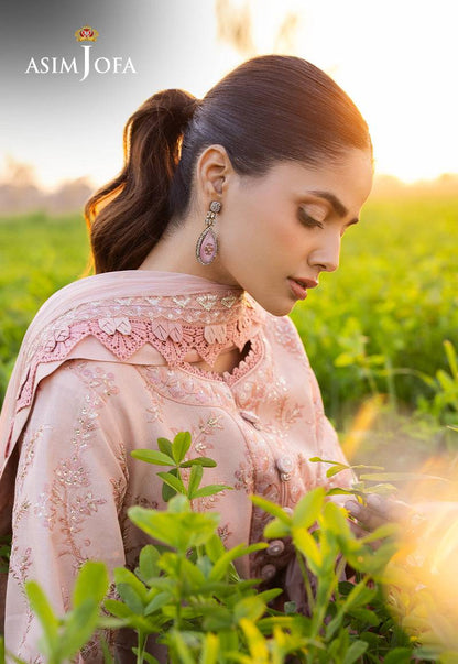 Asim Jofa | Luxury Lawn 25 | AJELL-15 by Maria Faisal - Registered Vendor of : Asim Jofa - type : Ladies Clothes - 100% original wedding dresses