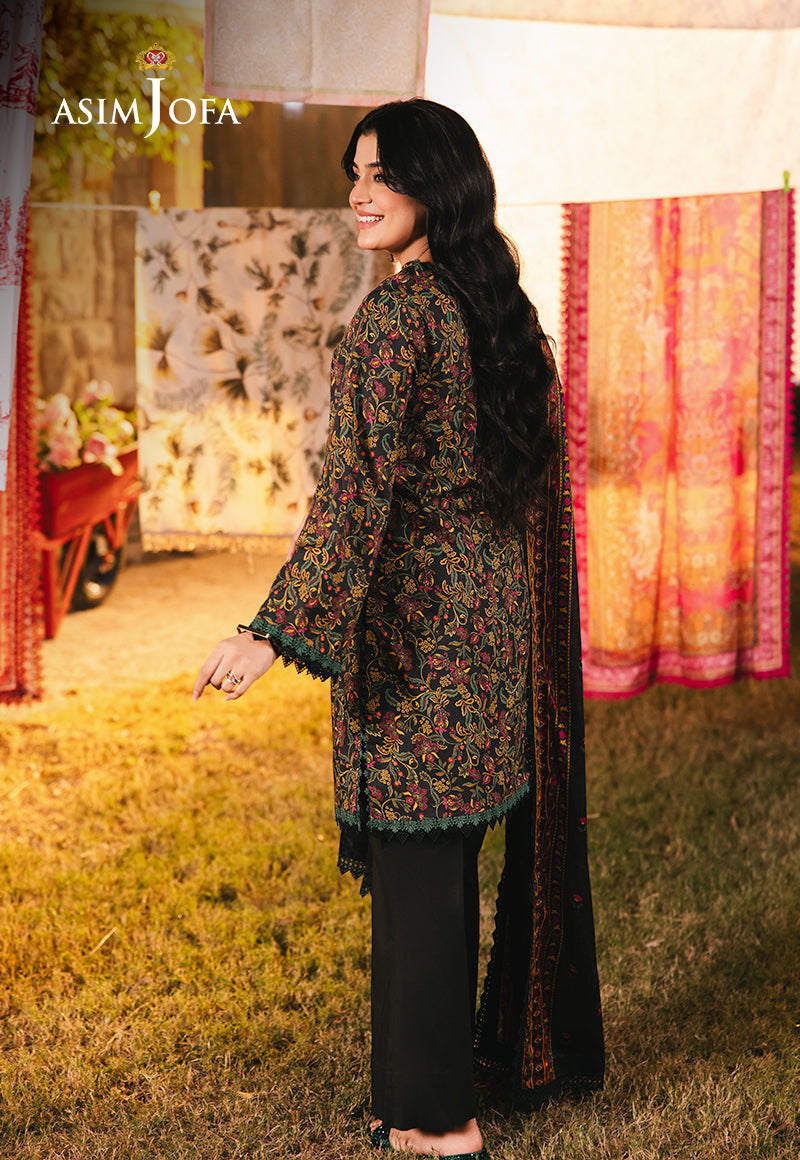 Asim Jofa | Prints Drop 2 | AJUBJ-25 - Designer Dress with Intricate embroidery and embellishments. Shop elegent wedding dress at Maria Faisal.