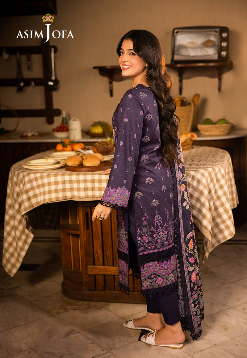 Asim Jofa | Prints Drop 2 | AJUBJ-07 - Designer Dress with Intricate embroidery and embellishments. Shop elegent wedding dress at Maria Faisal.