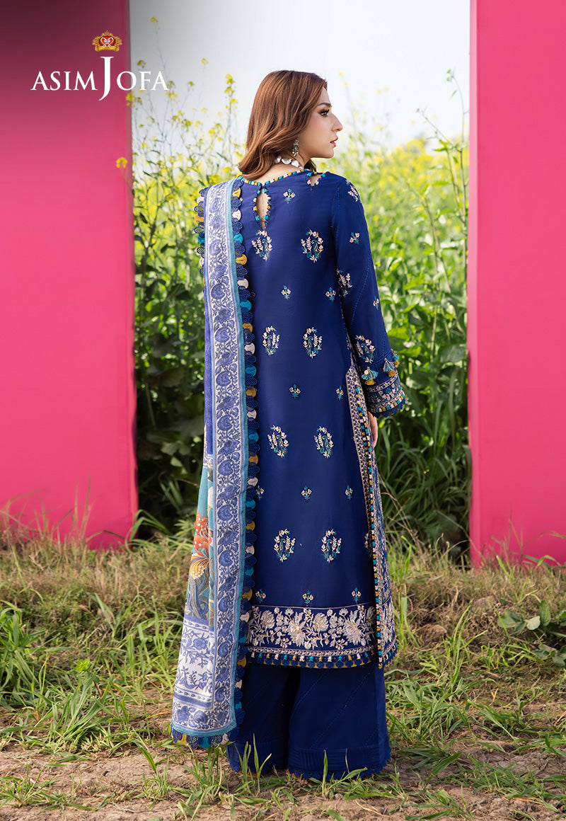 Asim Jofa | Luxury Lawn 25 | AJELL-11 - Ladies Clothes - Maria Faisal