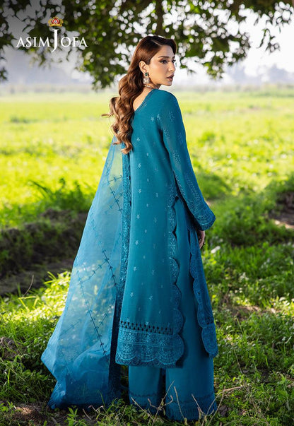 Asim Jofa | Luxury Lawn 25 | AJELL-17 by Maria Faisal - Registered Vendor of : Asim Jofa - type : Ladies Clothes - 100% original wedding dresses