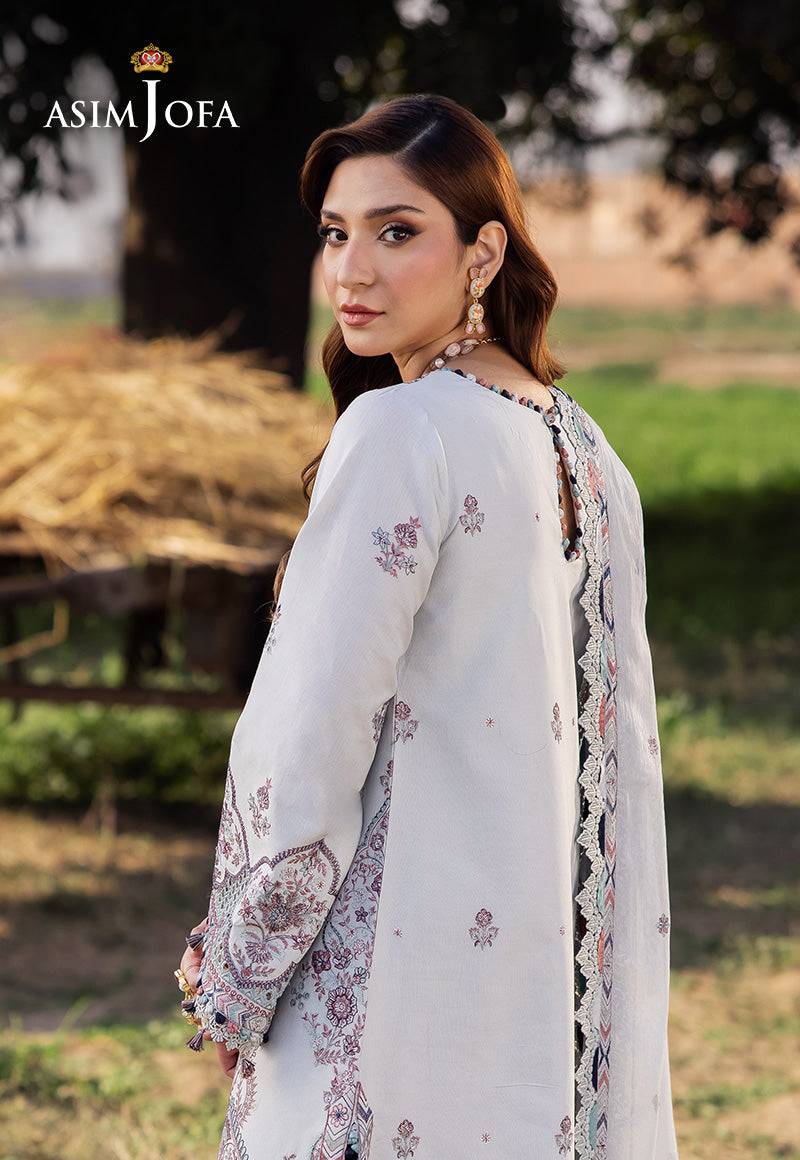 Asim Jofa | Luxury Lawn 25 | AJELL-10 by Maria Faisal - Registered Vendor of : Asim Jofa - type : Ladies Clothes - 100% original wedding dresses