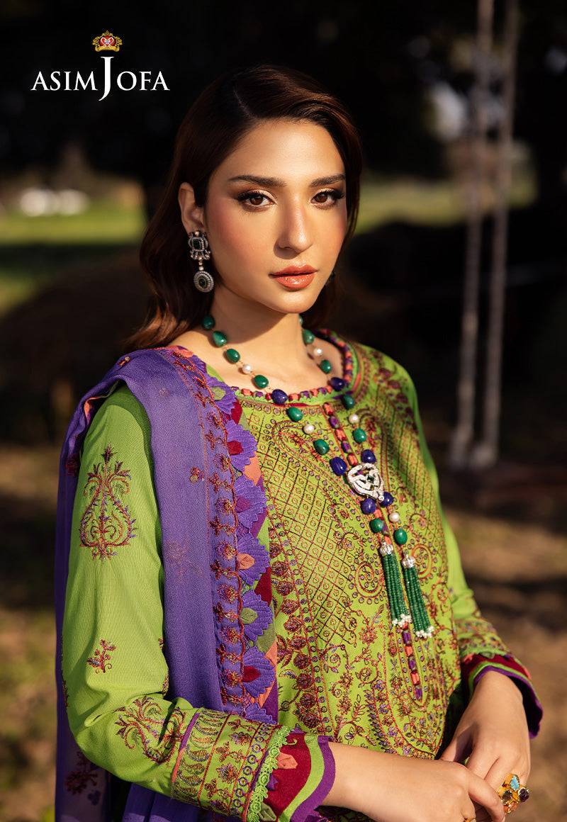 Asim Jofa | Luxury Lawn 25 | AJELL-05 by Maria Faisal - Registered Vendor of : Asim Jofa - type : Ladies Clothes - 100% original wedding dresses