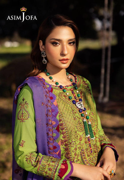 Asim Jofa | Luxury Lawn 25 | AJELL-05 by Maria Faisal - Registered Vendor of : Asim Jofa - type : Ladies Clothes - 100% original wedding dresses