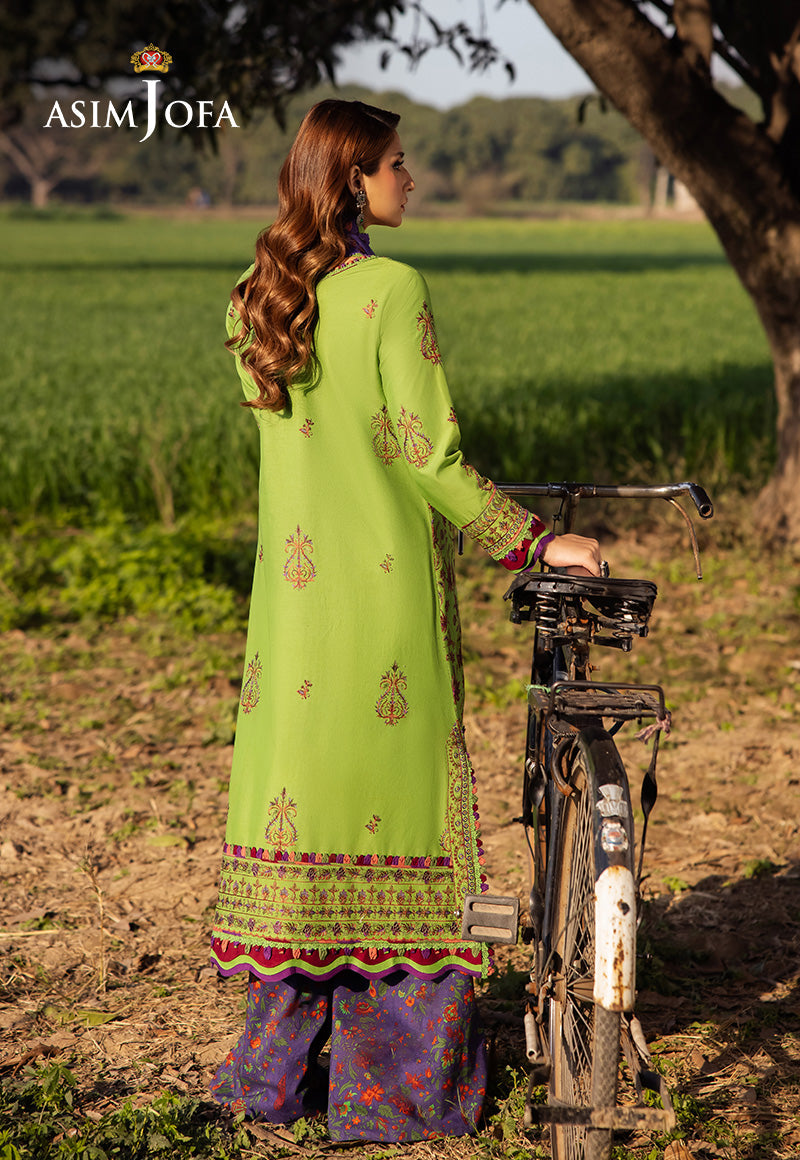 Asim Jofa | Luxury Lawn 25 | AJELL-05 - Ladies Clothes - Maria Faisal