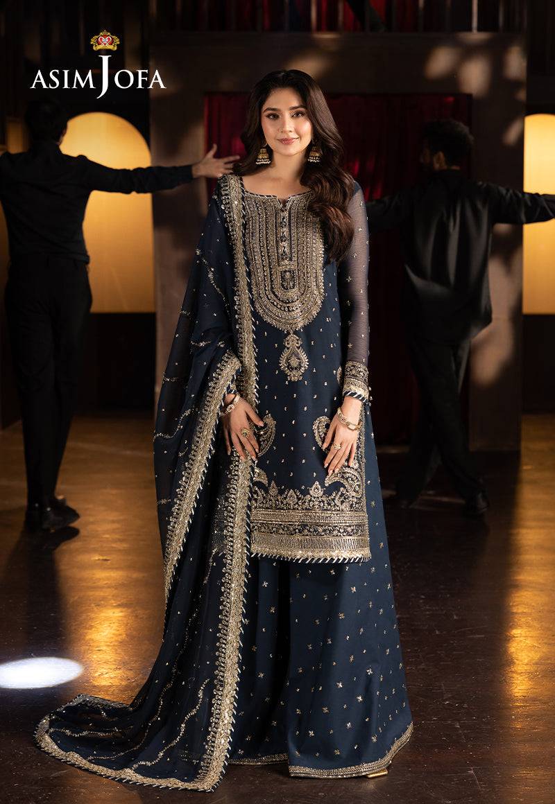 Asim Jofa | Festive Opulence | AJFO-02 by Maria Faisal - Registered Vendor of : Asim Jofa - type : Ladies Clothes - 100% original wedding dresses