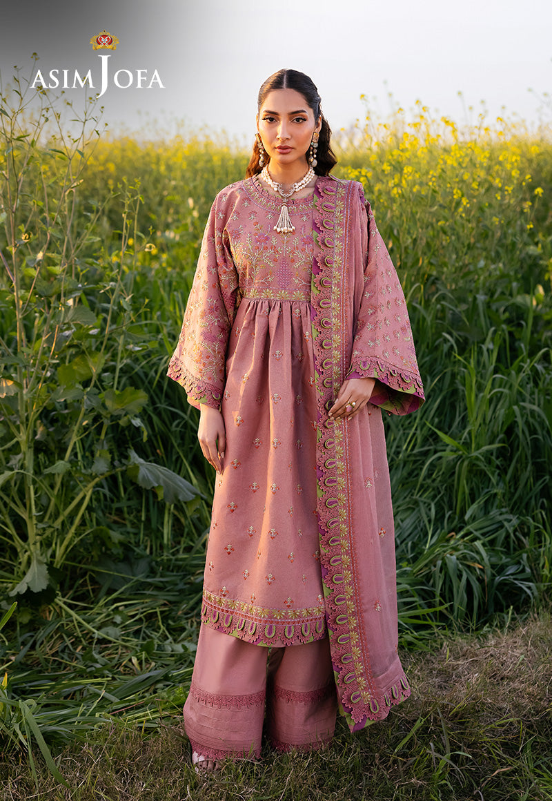 Asim Jofa | Luxury Lawn 25 | AJELL-16 - Ladies Clothes - Maria Faisal