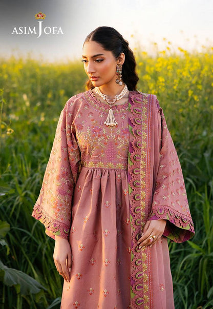 Asim Jofa | Luxury Lawn 25 | AJELL-16 by Maria Faisal - Registered Vendor of : Asim Jofa - type : Ladies Clothes - 100% original wedding dresses